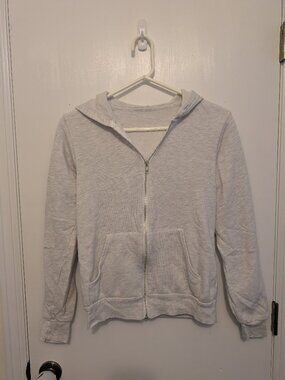 Men's white hoodie